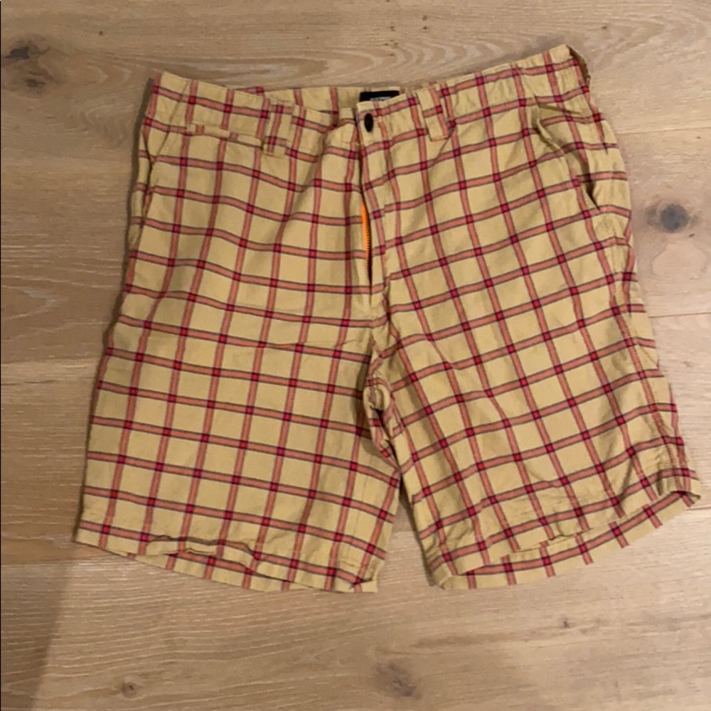Jack Spade plaid chino shorts medium